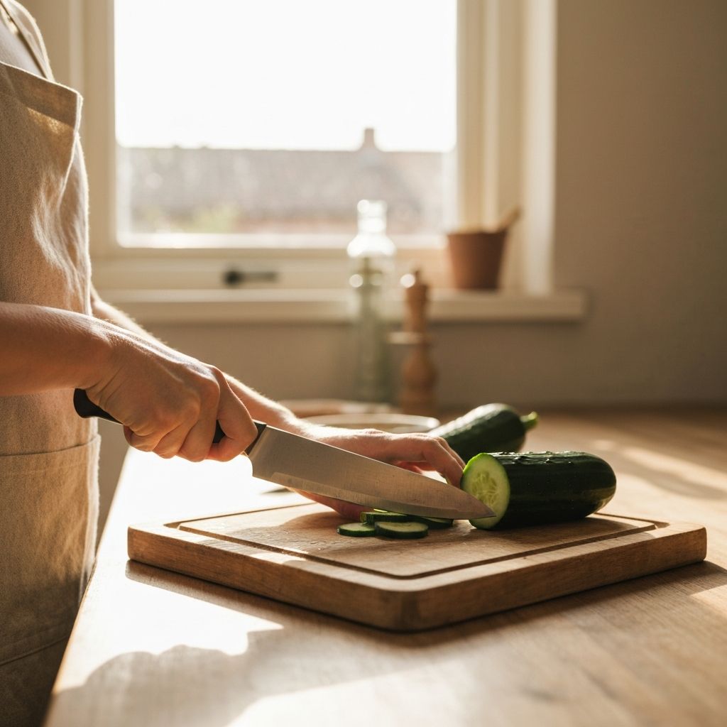 Cocinando vegetales frescos en casa
